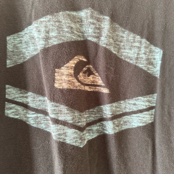 Quiksilver Gray Reversible Tee TShirt - Picture 2 of 5